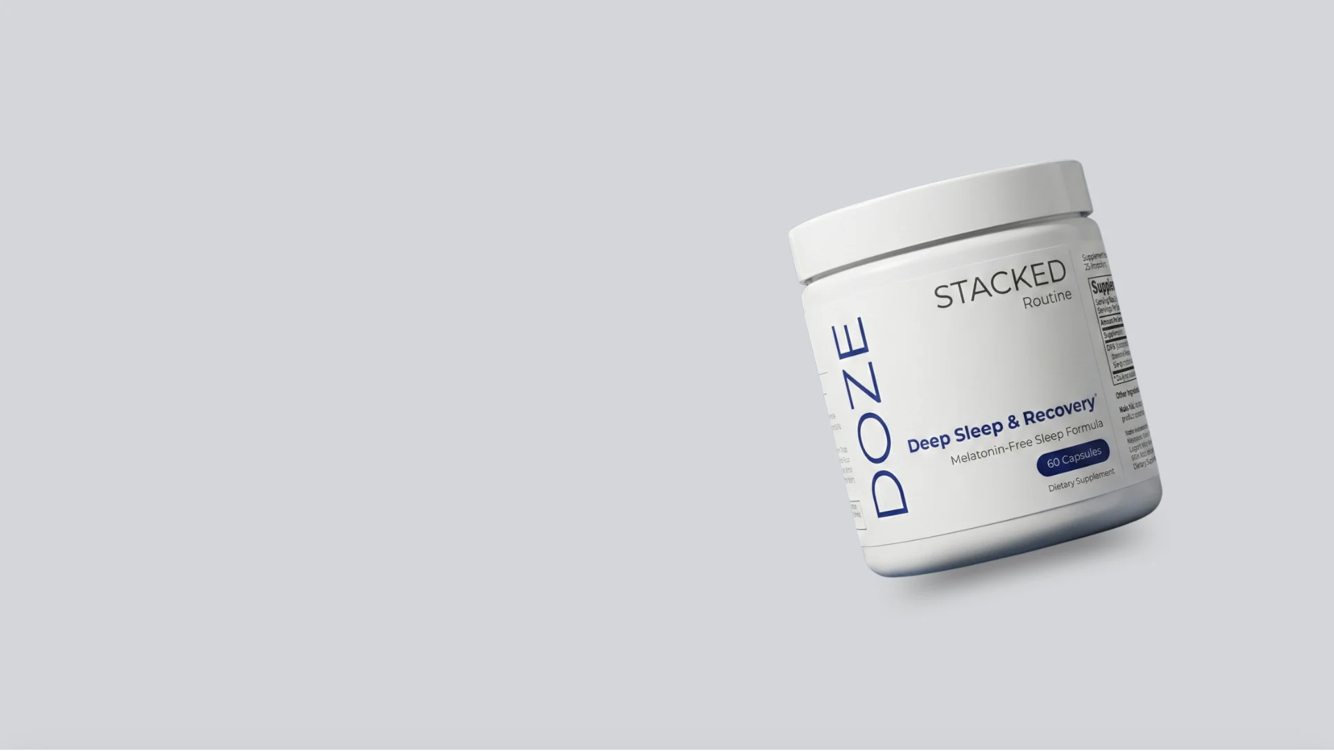 Stacked Routine DOZE sleep supplement bottle